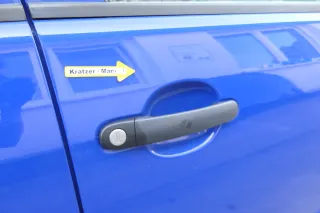 Skoda Fabia 6Y Kombi Limousine Tür vorne rechts Beifahrertür blau LF5K - Bild 8