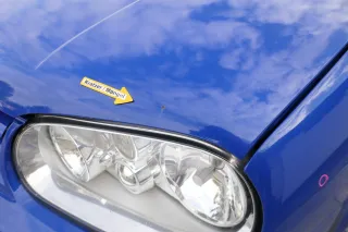 VW Golf 4 Motorhaube Haube Klappe vorne blau LW5Z - Bild 3