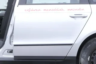 VW Passat 3C Kombi Variant Tür hinten links silber LA7W  -OHNE Anbauteile - Bild 3