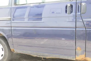 VW T4 Transporter Tür rechts Schiebetür mit Scheibe blau LN5Y Multivan Caravelle - Bild 2