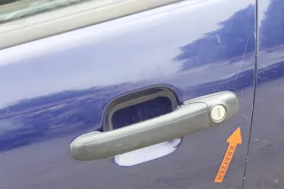 VW Polo 6N 6N2 Tür vorne links Fahrertür 4/5-Türer blau LB5N ohneAnbauteile - Bild 3