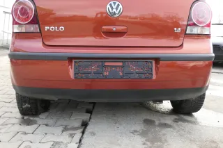 VW Polo 9N 9N3 Stoßstange Heckstoßstange hinten orange LA2W PDC - Bild 1