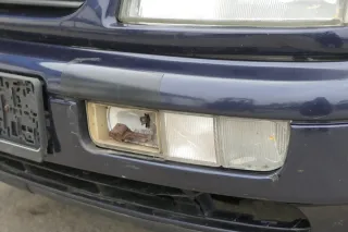 VW Passat 3A 35i Stoßstange vorne Frontstoßstange mit Pralldämpfe vorn blau LN5Y - Bild 6