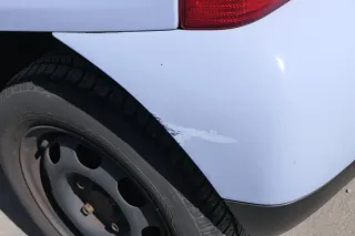 VW Lupo Stoßstange hinten Heckstoßstange Stoßfänger grau blau LR5D - Bild 3