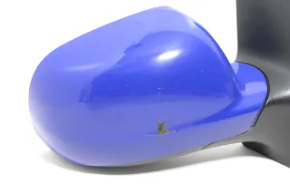 VW Golf 4 Bora elektrischer Spiegel vorne rechts Außenspiegel blau LA5C + Glas - Bild 2