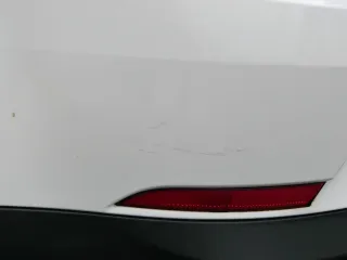 Seat Ibiza 6J Stoßstange Heckstoßstange hinten weiß LB9A 2/3-Türer Spoiler - Bild 5