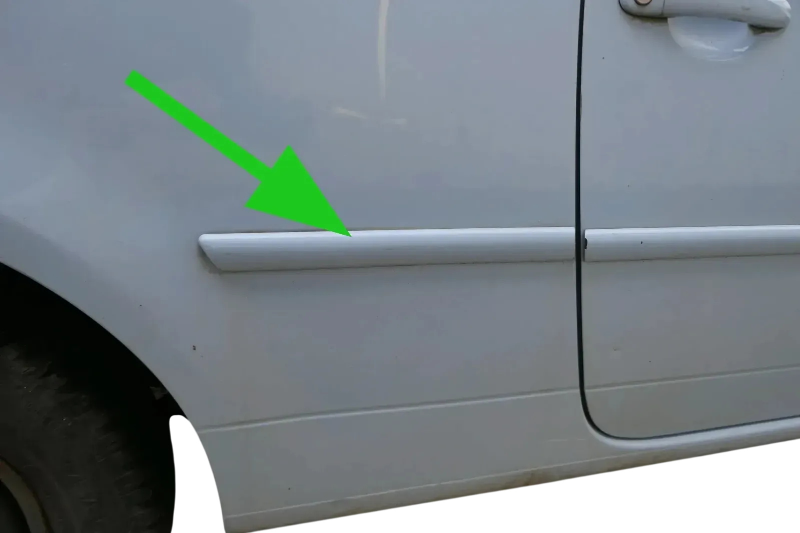 Lupo NUR Zierleiste Leiste Abdeckung rechts hinten -blau LR5D hellblau - Bild 1