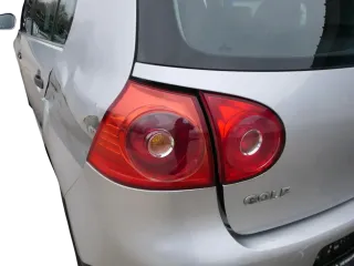 VW Golf 5 V Heckklappe hinten Kofferraumklappe mit Scheibe silber grau LA7W Sil - Bild 3