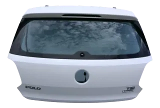 VW Polo 6R 6C Heckklappe Kofferraumklappe Klappe Scheibe weiß L0K1 - Bild 1