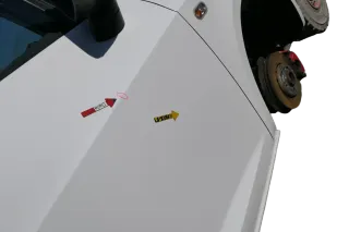 Ibiza 6J Tür vorne rechts Beifahrertür weiß LB9A 4/5-Türer - ohne Anbauteile - Bild 3