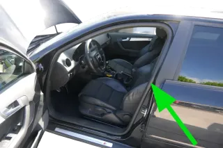 1x Audi A3 8P Türdichtung Dichtung Tür vorne links / rechts Fahrertür 4/5-Türer - Bild 2
