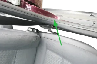 Audi A4 B5 Türdichtung Dichtung Tür vorne links Fahrertür innen auch rechts Beif - Bild 2