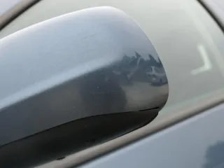 VW Golf 4 Bora elektrischer Spiegel vorne links Außenspiegel blau LD5X & Glas - Bild 5
