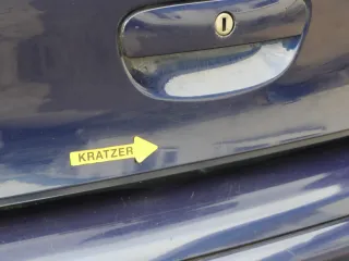 VW Polo 9N3 9N Heckklappe Kofferraumklappe Klappe blau LB5N ohne Anbauteile - Bild 8