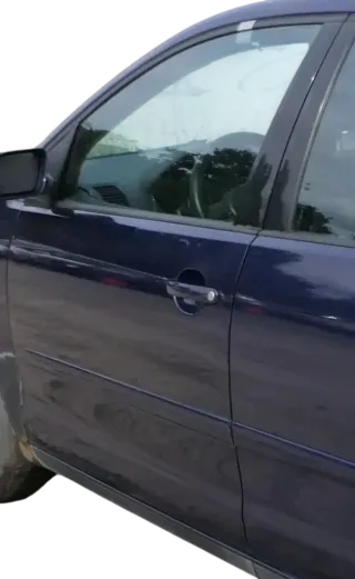 VW Polo 9N 9N3 Tür hinten links 4/5-Türer blau LB5N - ohne Anbauteile - Bild 1