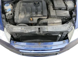 Skoda Octavia 1Z Stoßstange vorne Frontstoßstange blau LF5Q Stoßfänger - Bild 15