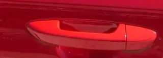 1x VW Passat 3C Türgriff Tür Griff vorne / hinten rechts außen rot LY3D - Bild 1