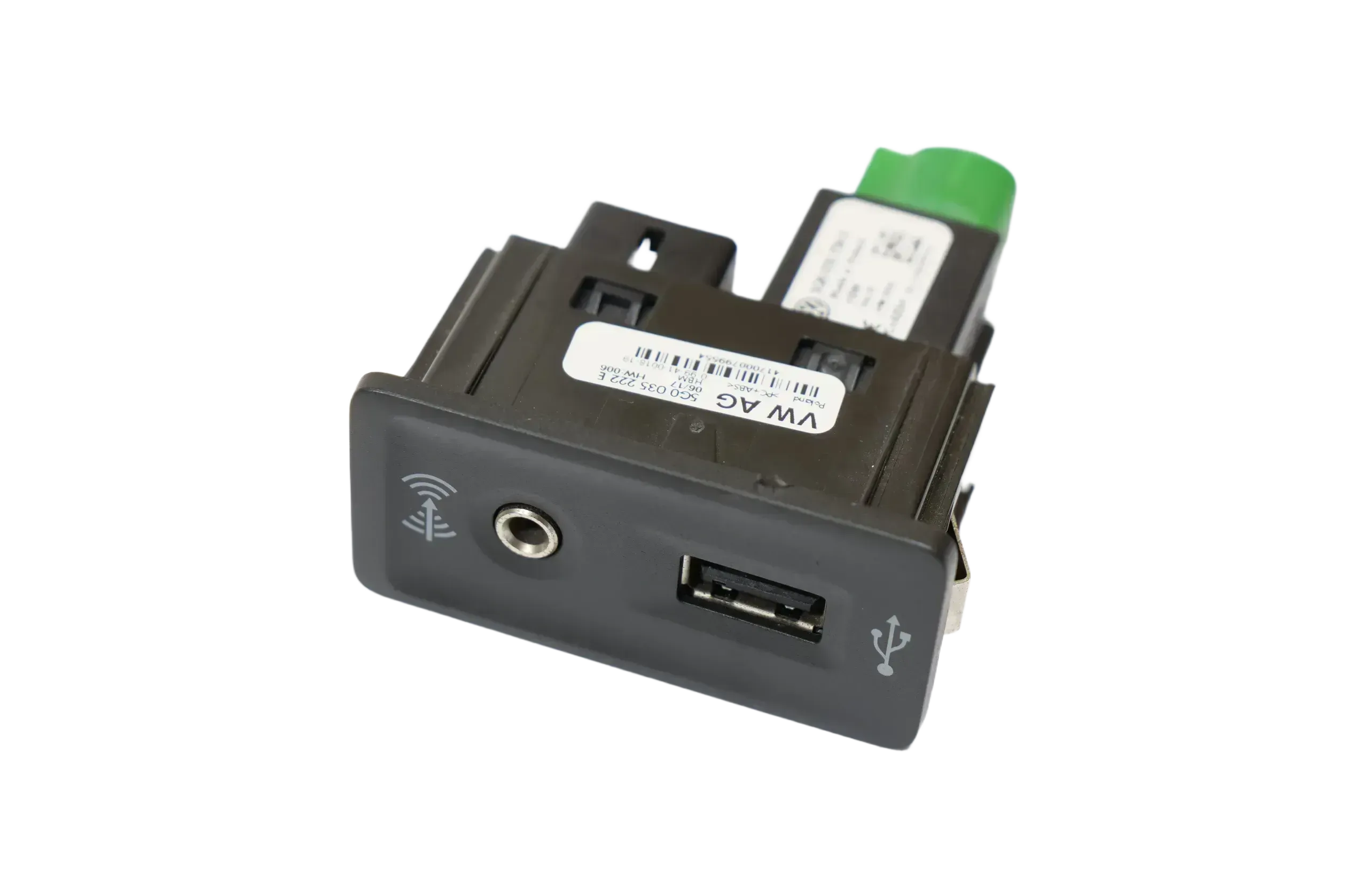 VW Sharan 7N Tiguan 5N Steckdose USB AUX Dose Buchse Anschluß 5G0035222E - Bild 1