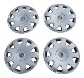 4 Stück Original Skoda Octavia 1Z Radzierkappe Radkappe 15 Zoll 1Z0601147A - Bild 1