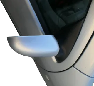 Skoda Fabia 6Y elektrisch Spiegel Außenspiegel rechts mit Glas grau LF7T silber - Bild 1