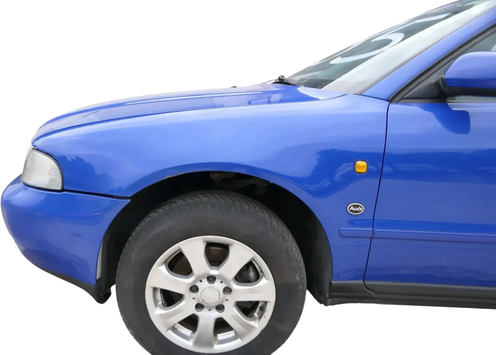 Audi A4 B5 (bis caMitte1999 Bild verglei) Kotflügel vorne links blau LZ5T - Bild 1