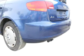 Audi A3 8P Stoßstange Stoßfänger hinten 4/5-Türer blau LZ5C - Bild 3
