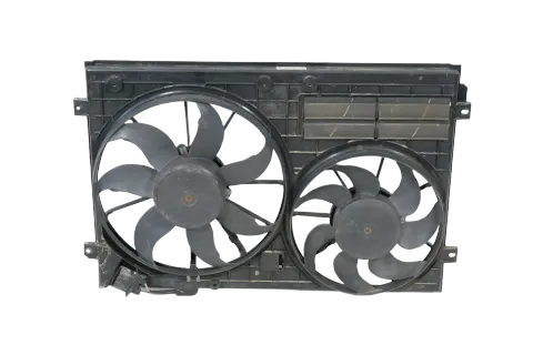 VW Golf 5 Lüfterzarge Lüfter Kühlerlüfter Klimaanlage 1K0121207BB Eos Touran