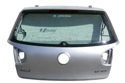 VW Golf 5 V Heckklappe hinten Kofferraumklappe mit Scheibe silber LA7W reflex