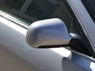 Audi A4 B5 Spiegel Außenspiegel rechts elektrisch Facelift Glas silber LY7W grau - Bild 2