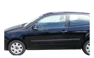 VW Polo 9N 9N3 Tür vorne links Fahrertür 2/3-Türer scharz L041 -ohne Anbauteile - Bild 1