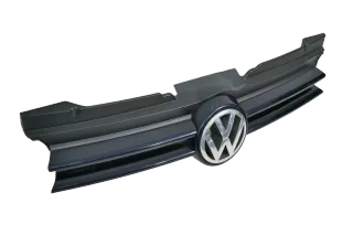 VW Golf 4 Cabrio 1E Grill Kühlergrill mit VW Zeichen Logo blau LC5H - Bild 3