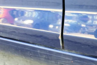 VW Golf Plus 5M Türblatt Tür vorne links Fahrertür blau LD5Q Türblatt +Rahmen - Bild 3