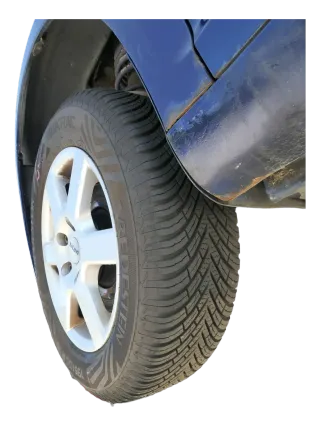 VW Golf 5 V Plus 5M1 Kotflügel vorne links blau LD5Q - Bild 4