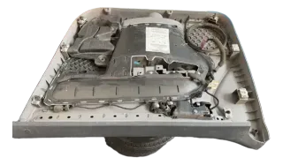 1x VW Caddy 3 2K Türverkleidung Verkleidung Tür vorne links grau Türgriff Griff - Bild 4