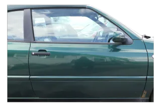 VW Golf 3 4 Cabrio Tür vorne rechts Beifahrertür grün LC6M ohne Anbauteile - Bild 1