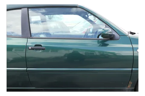 VW Golf 3 4 Cabrio Tür vorne rechts Beifahrertür grün LC6M ohne Anbauteile