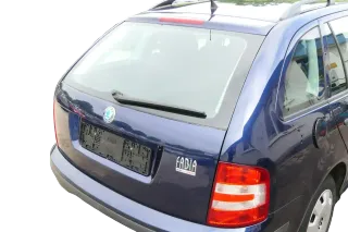 Skoda Fabia 6Y Combi Kombi Heckklappe Kofferraumklappe Klappe blau LF5U - DELLE! - Bild 4