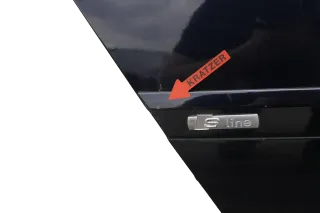 Audi A6 4B C5 Tür Türblatt hinten rechts blau lila LZ5L - Bild 3