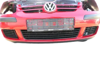 VW Golf 5 1K V Stoßstange vorne Frontoßstange Stoßfänger rot LY3D - Bild 6
