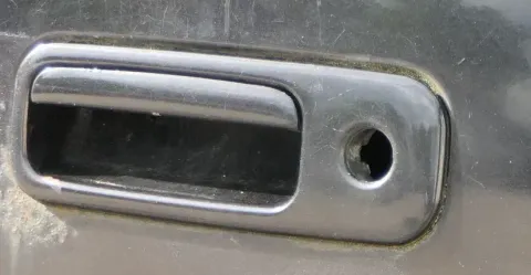 Polo 6N Golf 4  Lupo Griff Heckklappe Heckklappengriff schwarz LC9Z Öffner