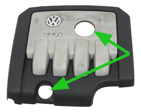 VW Touran Golf 5 1K Motorabdeckung Abdeckung Motor Blende 2.0TDI 03G103925BP BKD