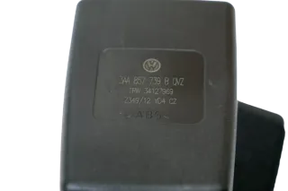 VW Passat 3C B7 Gurtschloß Schloß Gurt hinten Mitte Sitz Doppelgurtschloß links - Bild 4