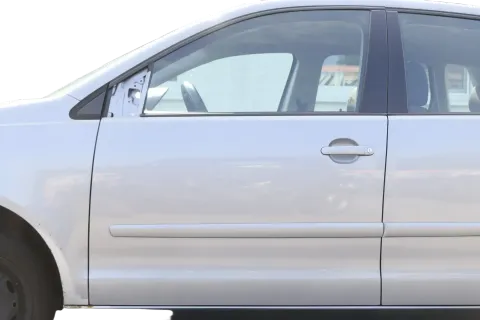 VW Polo 9N 9N3 Tür vorne links Fahrertür 4/5-Türer grau silber LA7R ohneAnbautei