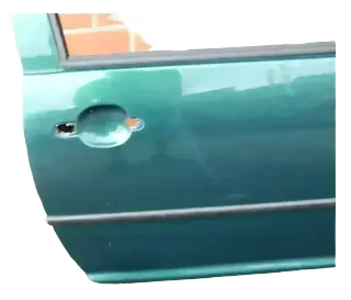 VW Golf 4 Tür vorne rechts Beifahrertür 2/3-Türer grün LC6M - Bild 2