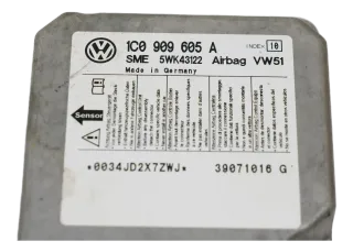 VW T5 Steuergerät Airbag 1C0909605A 03C Index Airbagsteuergerät (2x Airbag) - Bild 3