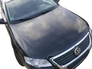VW Passat 3C Motorhaube Klappe vorne vorn Haube schwarz LC9X deepblack - Bild 2