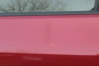 VW Golf Plus 5M Tür hinten links rot LA3X - mit Rahmen - Bild 5