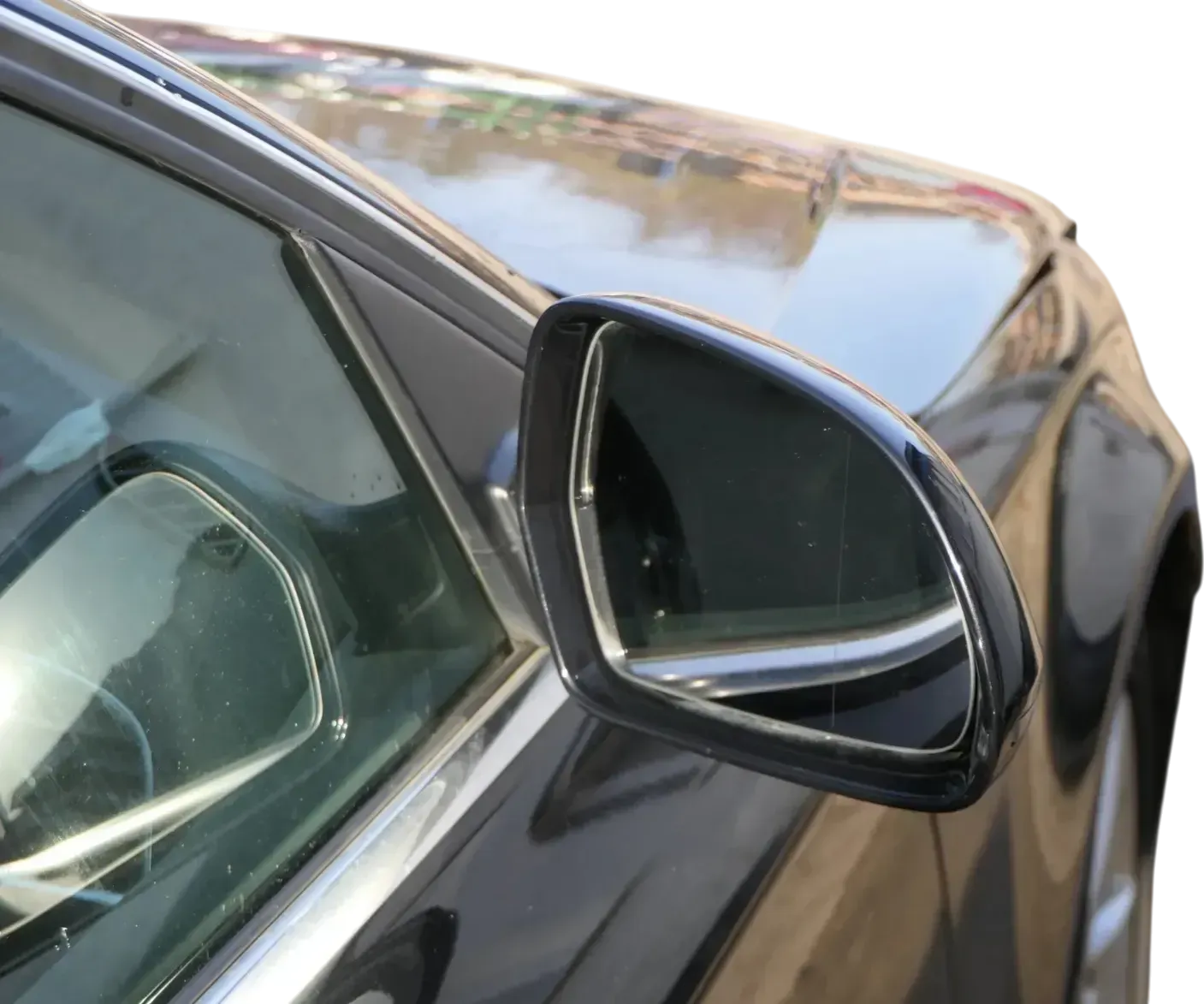 Audi A4 B8 8K Spiegel Außenspiegel rechts elektrisch schwarz LZ9Y - Bild 1