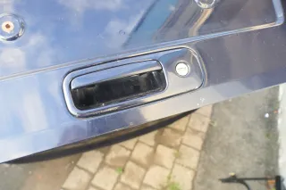 VW Polo 6N Heckklappe Klappe hinten Kofferraumklappe mit Scheibe blau LC5H - Bild 4