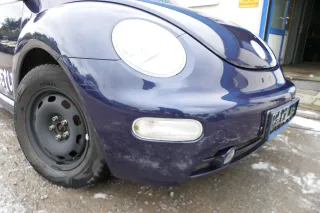 New Beetle 9C Stoßstange vorne Stoßfänger vorn blau LG5T mit Nebelscheinwerfer - Bild 3